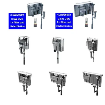 Aquarium Waterfall Filter Hang On Adjustable Water Flow Filter Spong Pad Multifunction Optional Uvc Lamp Skimmer Fish Tank 220v 
Aquarium Waterfall Filter Hang On Adjustable Water Flow Filter Spong Pad Multifunction Optional Uvc Lamp Skimmer Fish Tank 220v