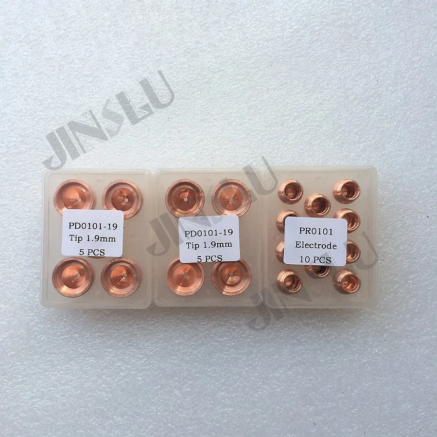 Free Shipping A141 Trafimet Plasma Cutting Torch Consumables Parts Tip PD0101-14 1.4mm & Electrode hafnium PR0101 40PCS
Free Shipping A141 Trafimet Plasma Cutting Torch Consumables Parts Tip PD0101-14 1.4mm & Electrode hafnium PR0101 40PCS