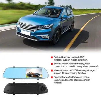 Dash Camera HD 5inch Dual Lens Car DVR Driving Recording Camera 170 degree Built-in G-Sensor 32GB X33 araba aksesuar
Dash Camera HD 5inch Dual Lens Car DVR Driving Recording Camera 170 degree Built-in G-Sensor 32GB X33 araba aksesuar