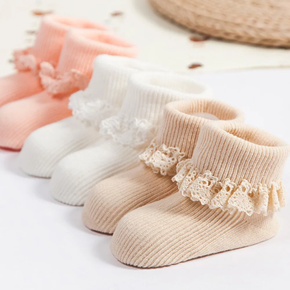 0-4 Years Infant New Born socks Lace Flower Baby Socks Solid Color Girls Princess Cotton children Anti Slip Soft Socks
0-4 Years Infant New Born socks Lace Flower Baby Socks Solid Color Girls Princess Cotton children Anti Slip Soft Socks