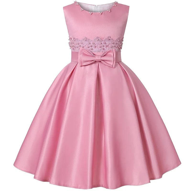 2019 summer new girls dress / Europe and the beaded bow children's high-end princess dress / birthday party solid color dress
2019 summer new girls dress / Europe and the beaded bow children's high-end princess dress / birthday party solid color dress