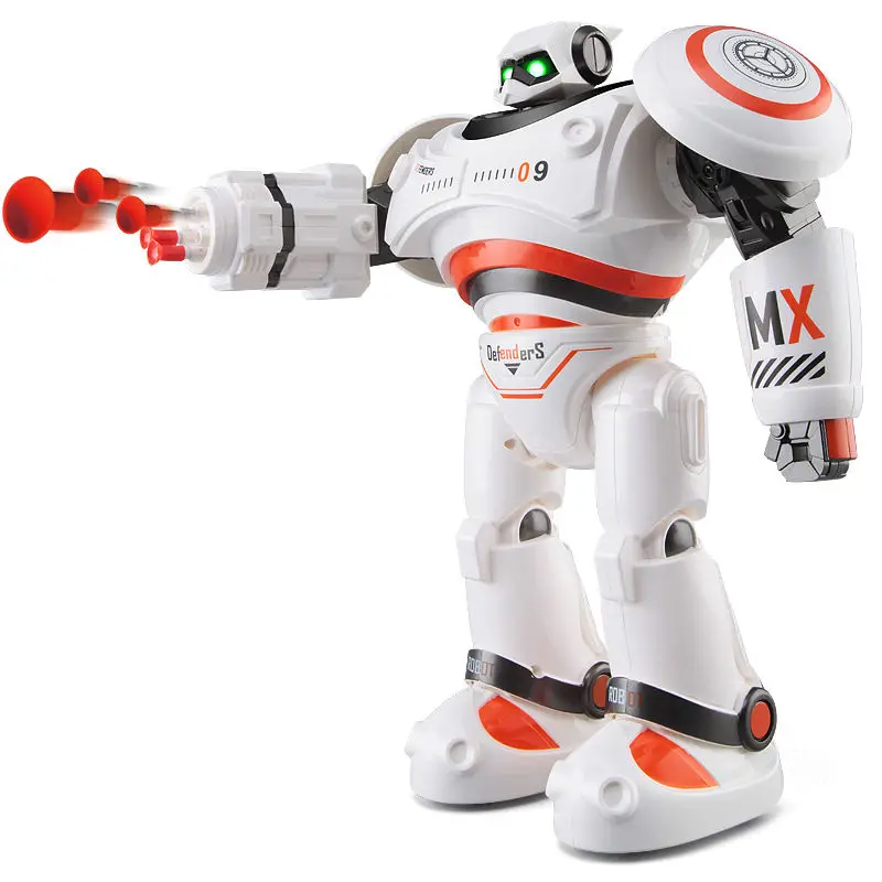 

JJR/C JJRC R1 Intelligent Programmable Walking Dancing Combat Defender RC Robot RTR Orange / Blue