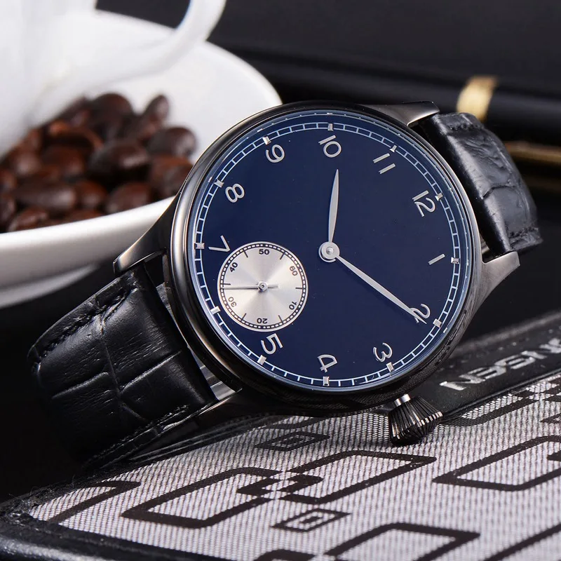 Debert 44mm watch Men Mechanical relogio Black Sterile Dial Silver Subdial WristWatches 6498 Hand Winding Movement montre homme
Debert 44mm watch Men Mechanical relogio Black Sterile Dial Silver Subdial WristWatches 6498 Hand Winding Movement montre homme