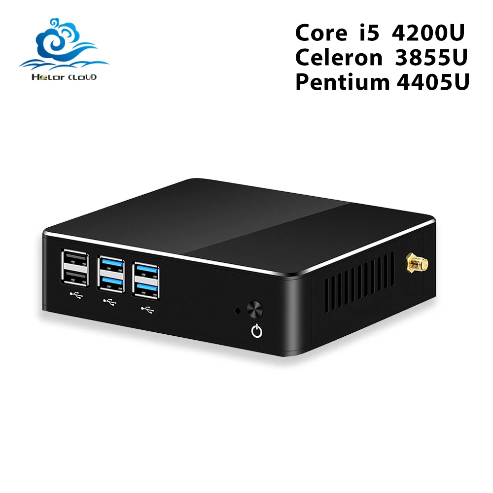 HLY Mini PC Core i5 4200U Mini Computer Pentium 4405U Celeron 3855U Windows 10 HDMI VGA Wifi USB gaming household i5 PC
HLY Mini PC Core i5 4200U Mini Computer Pentium 4405U Celeron 3855U Windows 10 HDMI VGA Wifi USB gaming household i5 PC