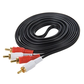 3m/10ft 2-RCA Male to 2-RCA Male Dual Stereo AV Audio Video Cable Cord