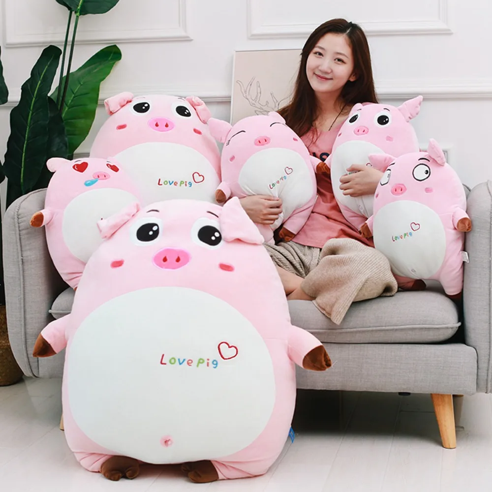 Emoji Pigs Pink Stuffed Plush Toy Love Pig Love Glance Big Eyes Smile Cute Animals Doll Squishy Bolster Friends Gift 40/65cm
Emoji Pigs Pink Stuffed Plush Toy Love Pig Love Glance Big Eyes Smile Cute Animals Doll Squishy Bolster Friends Gift 40/65cm