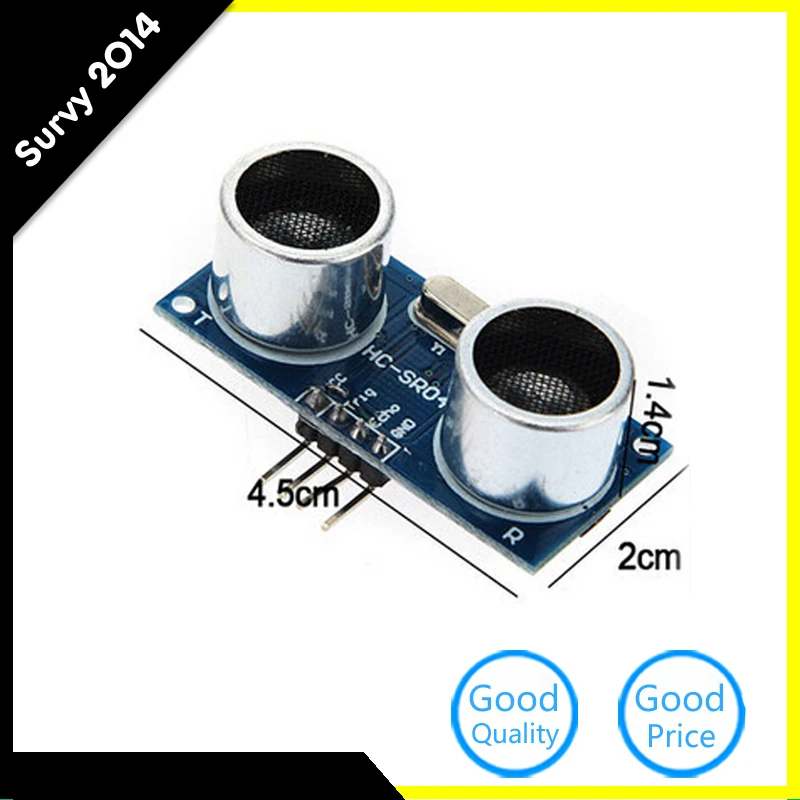 Ultrasonic Module HC-SR04 Distance Measuring Transducer Sensor HC SR04 HCSR04 ultrasonic transducer
Ultrasonic Module HC-SR04 Distance Measuring Transducer Sensor HC SR04 HCSR04 ultrasonic transducer