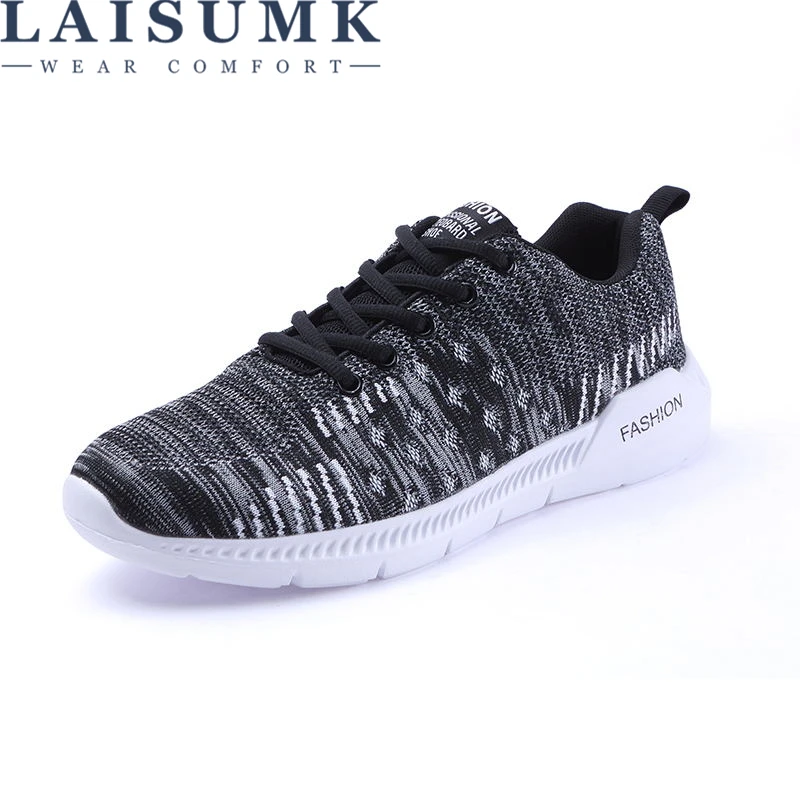 2019 LAISUMK Men Summer High Quality Sneakers Fashion Mesh Breathable Spring Light Comfortable Casual Brand Shoes Black
2019 LAISUMK Men Summer High Quality Sneakers Fashion Mesh Breathable Spring Light Comfortable Casual Brand Shoes Black
