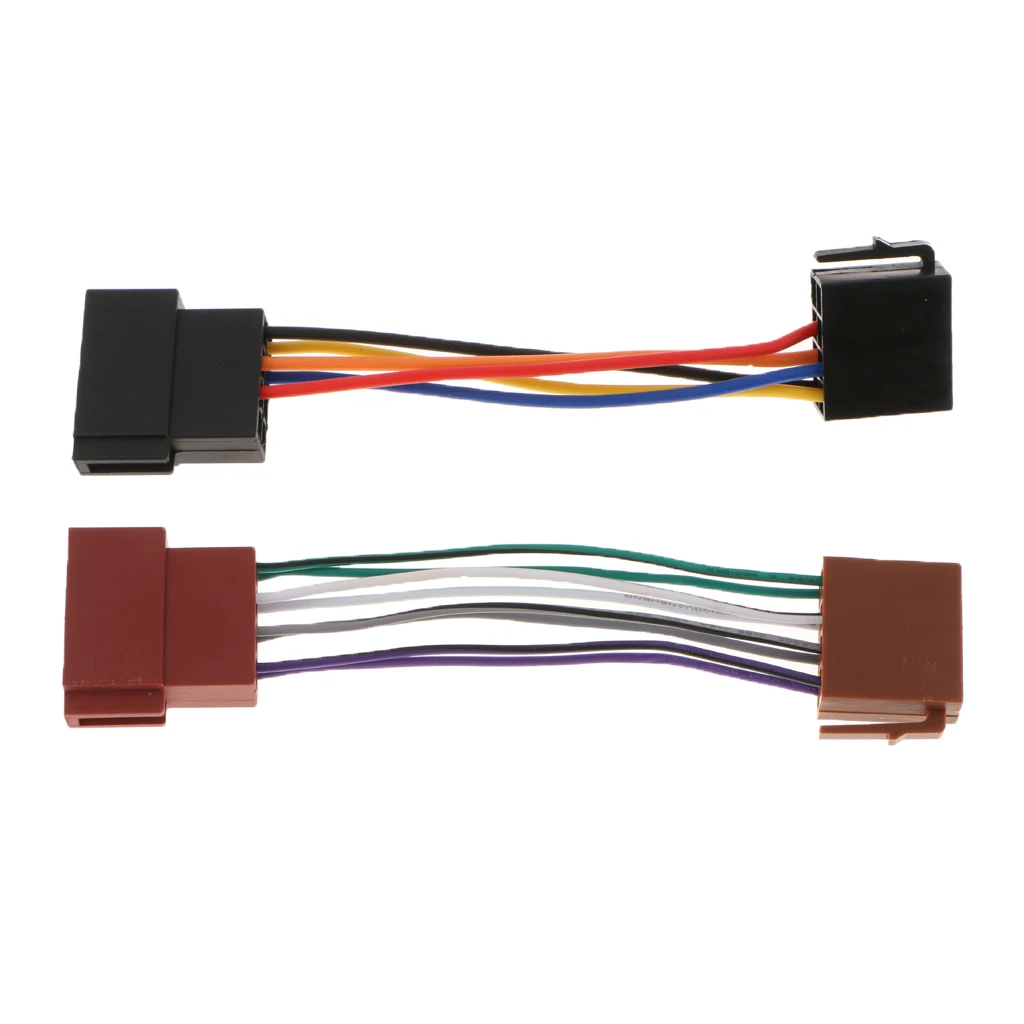 ISO Car Radio Wire Cable Wiring Harness Stereo Adapter Connector for VW Good Qaulity and Fast For Shipping