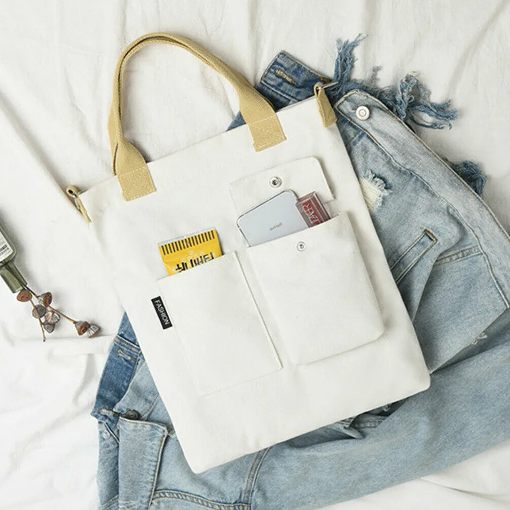 Women's large-capacity canvas handbag solid color fashion casual travel shoulder bag Tote messenger bag
Women's large-capacity canvas handbag solid color fashion casual travel shoulder bag Tote messenger bag