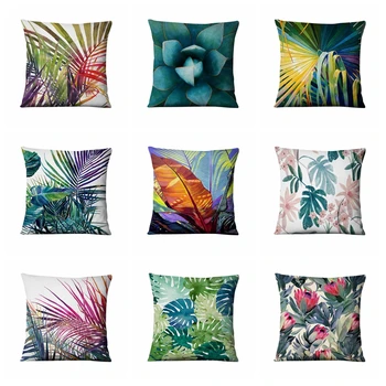 Green Plant Printed Cushion Decorative Pillow Tropical Palm Leaf Home Pillow Decoration Almofadas Decorativas Para Sofa 45*45cm
Green Plant Printed Cushion Decorative Pillow Tropical Palm Leaf Home Pillow Decoration Almofadas Decorativas Para Sofa 45*45cm