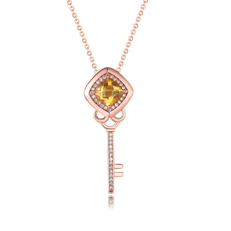 ZT Romantic Lover 925 Sterling Silver Two White Or Rose Color Necklace 1.8 Carats Citrine Pendant Jewelry For Women Party Gift
ZT Romantic Lover 925 Sterling Silver Two White Or Rose Color Necklace 1.8 Carats Citrine Pendant Jewelry For Women Party Gift