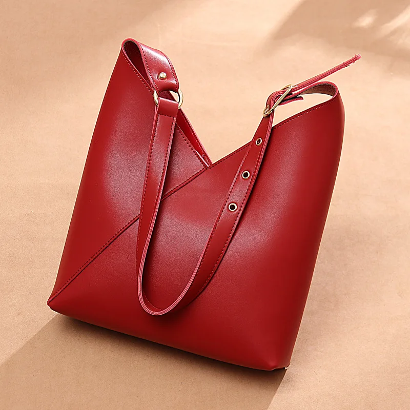 YUFANG Genuine Leather Shoulder Bags Womens Composite Bag Handbags Soft Cowhide Ladies Tote Wine Red 2019 Daily Shopping Bag
YUFANG Genuine Leather Shoulder Bags Womens Composite Bag Handbags Soft Cowhide Ladies Tote Wine Red 2019 Daily Shopping Bag