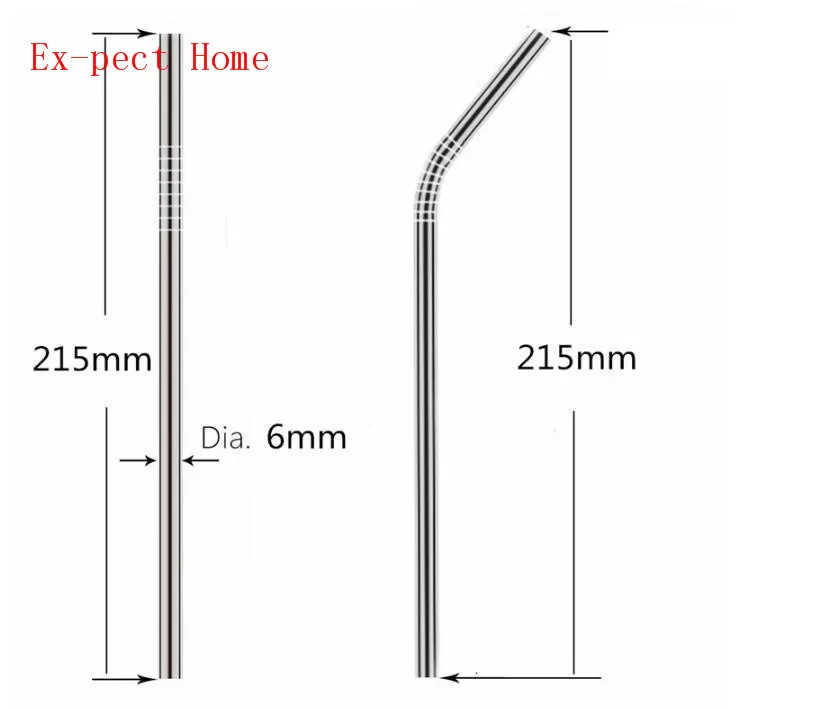 500pcs/lot 6mm Bend & Straight Stainless Steel Straw beer drinking straw fruit juice straw With Slots thread 6*215*0.5mm
500pcs/lot 6mm Bend & Straight Stainless Steel Straw beer drinking straw fruit juice straw With Slots thread 6*215*0.5mm