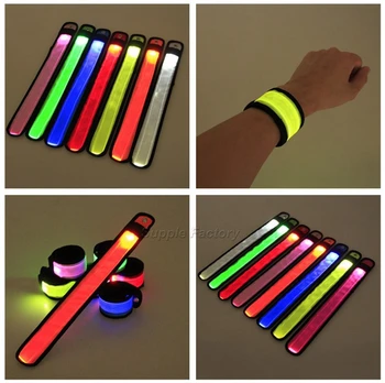 500pcs/lot Nylon LED Sports Slap Wrist Strap Bands Wristband Light Flash Bracelet Glowing Armband Flare Strap For Party Concert
500pcs/lot Nylon LED Sports Slap Wrist Strap Bands Wristband Light Flash Bracelet Glowing Armband Flare Strap For Party Concert