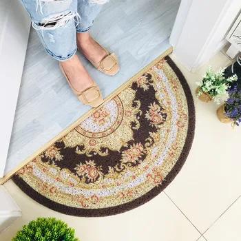PVC Silk Loop Dust-proof D-Shape Rug Mat Mandala Flower Print Doormat Shoes Scraper for Front Door Bath Entrance Outside Rugs
PVC Silk Loop Dust-proof D-Shape Rug Mat Mandala Flower Print Doormat Shoes Scraper for Front Door Bath Entrance Outside Rugs