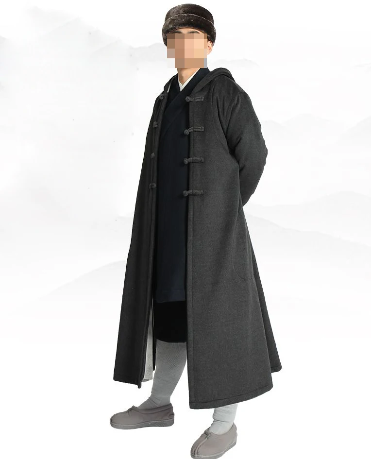 top quality Buddhist monk robe capes lay coat Buddhism zen meditation cloak suits martial arts wool winter warm gray
top quality Buddhist monk robe capes lay coat Buddhism zen meditation cloak suits martial arts wool winter warm gray
