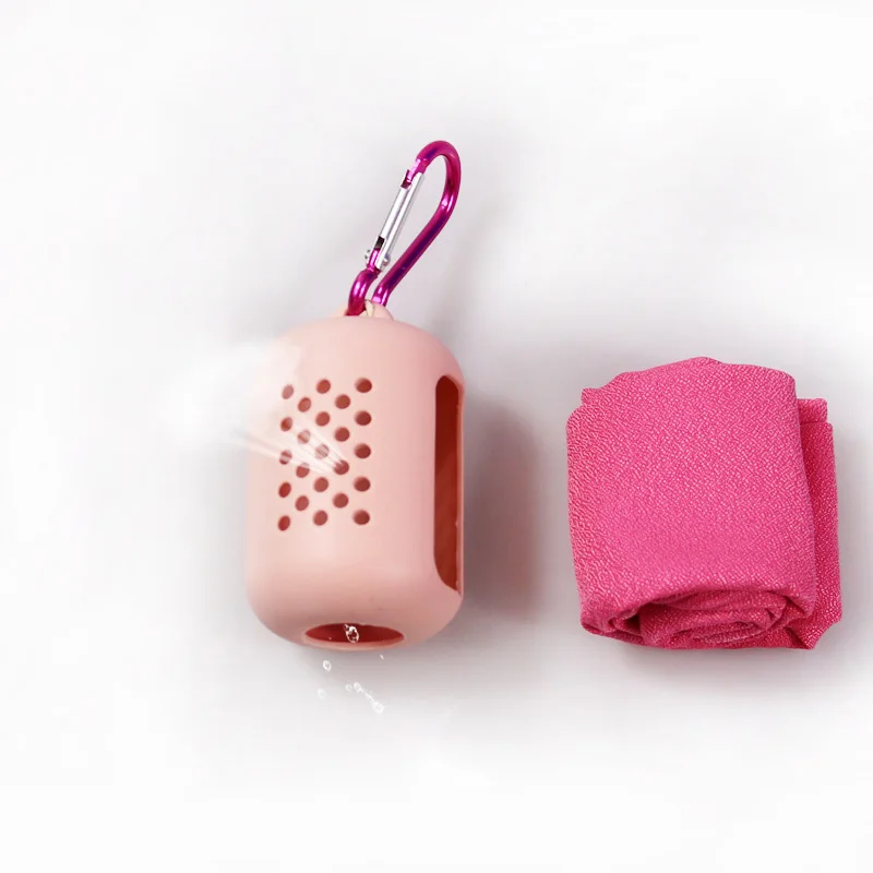 Outdoor Quick Dry Towel Camping Hiking Traveling Compressed Mini Towel with Silicon Case Sports Towel
Outdoor Quick Dry Towel Camping Hiking Traveling Compressed Mini Towel with Silicon Case Sports Towel