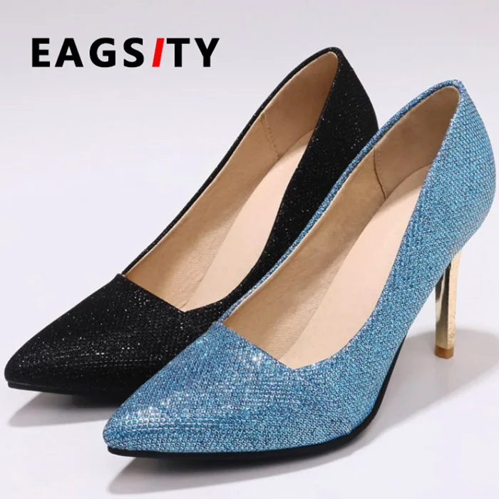 blue color sequined Pumps Women Stilettos heels pointed toe fashion wedding dancing party ladies dress shoes
blue color sequined Pumps Women Stilettos heels pointed toe fashion wedding dancing party ladies dress shoes