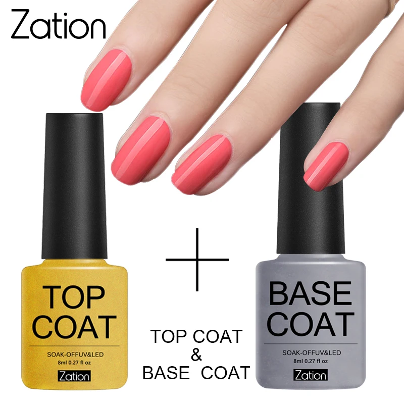 Zation Nail Art Design Lacquer Transparent Colors Base Coat and Top Coat Nail Set Soak Off Long Lasting Nail Primer Gel Varnish
Zation Nail Art Design Lacquer Transparent Colors Base Coat and Top Coat Nail Set Soak Off Long Lasting Nail Primer Gel Varnish