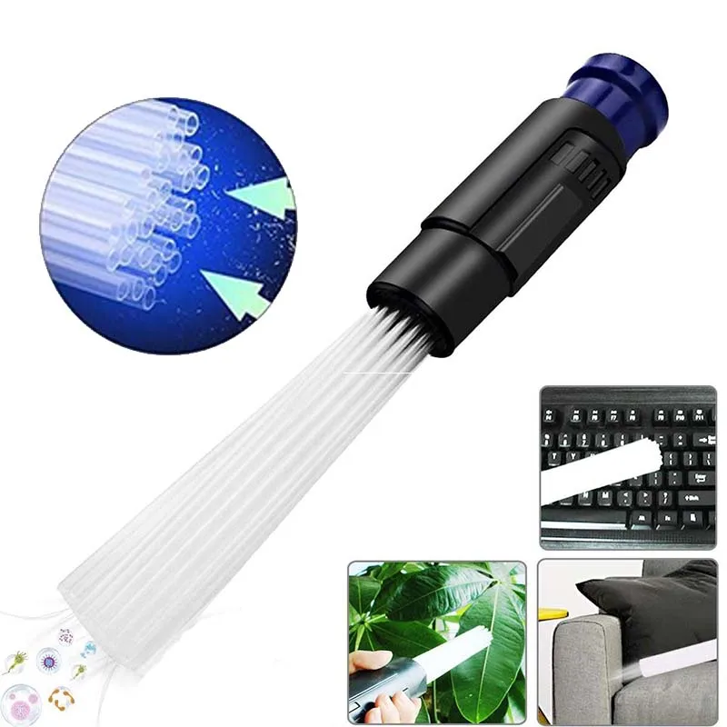 Dirt Dust Remover Brush Vacuum Attachment, Vacuum Cleaning Tool Powerful Suction Dust Brush for Vents, Car, Keyboards, TV
Dirt Dust Remover Brush Vacuum Attachment, Vacuum Cleaning Tool Powerful Suction Dust Brush for Vents, Car, Keyboards, TV