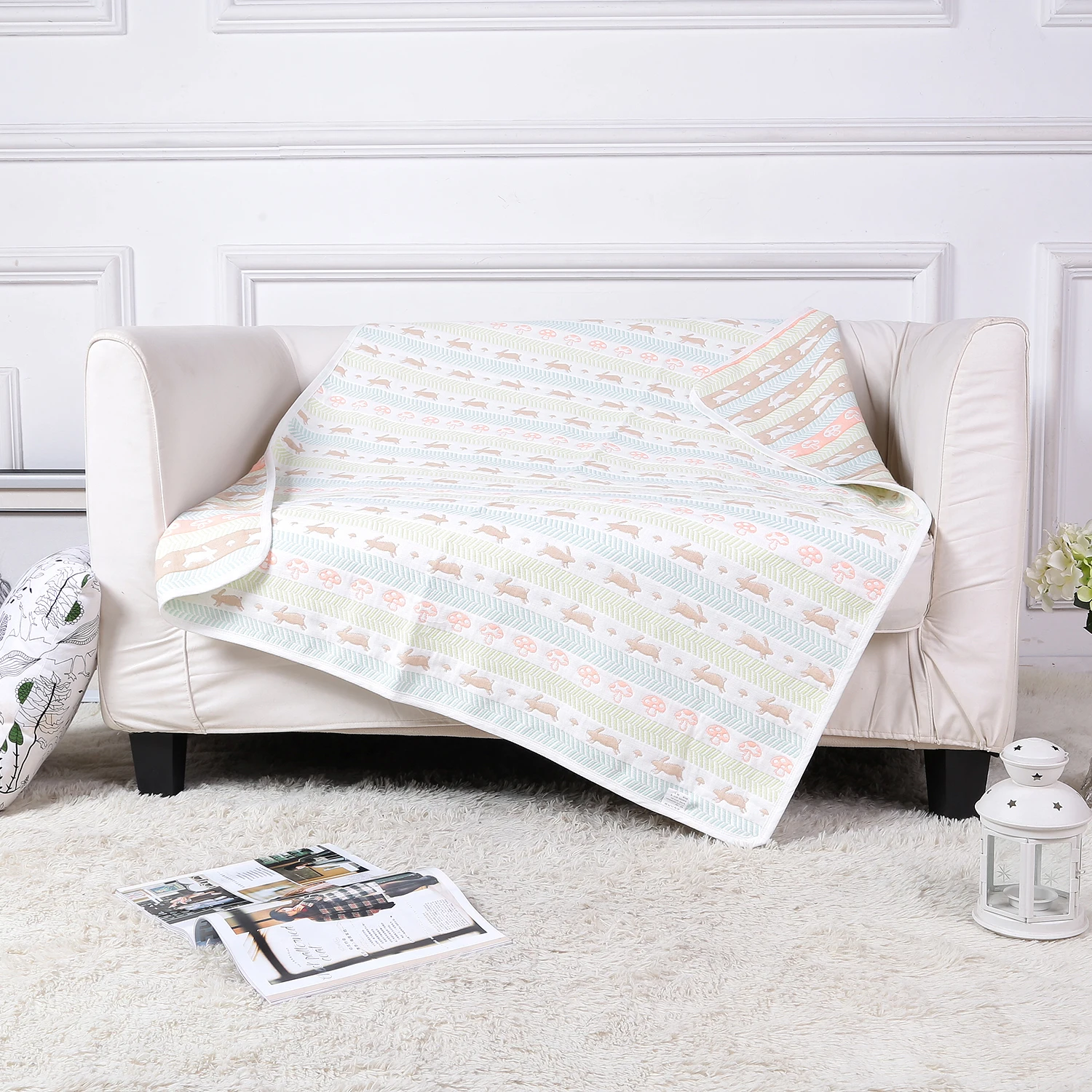 YAZAN120*150cm hot style cool 6 layers cotton gauze mat in summer in China can be laid on blanket for children and infants
YAZAN120*150cm hot style cool 6 layers cotton gauze mat in summer in China can be laid on blanket for children and infants