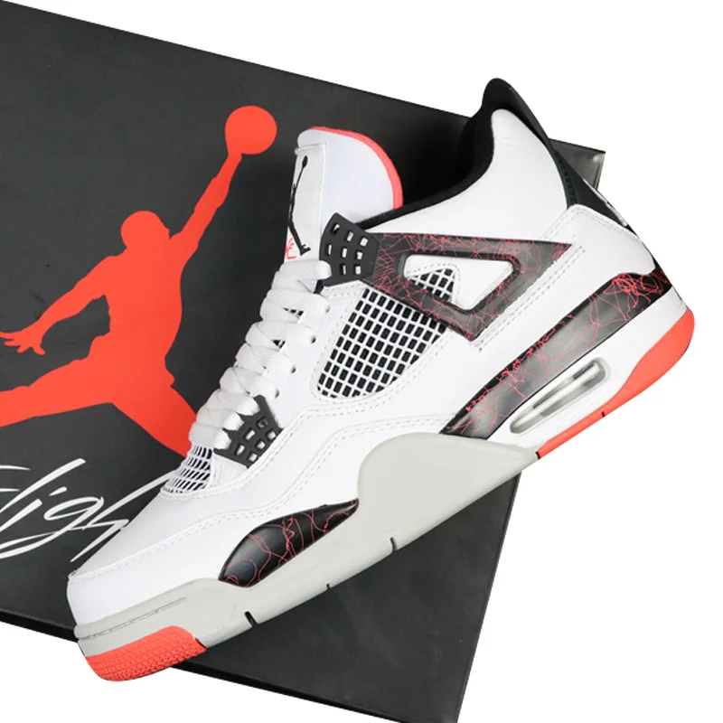 Jordan 4 Shoes Basketball Shoes Retro 4s Sneakers Men Pure Money bred NRG Black Cat White Cement Singles Day Red Sport Shoes
Jordan 4 Shoes Basketball Shoes Retro 4s Sneakers Men Pure Money bred NRG Black Cat White Cement Singles Day Red Sport Shoes
