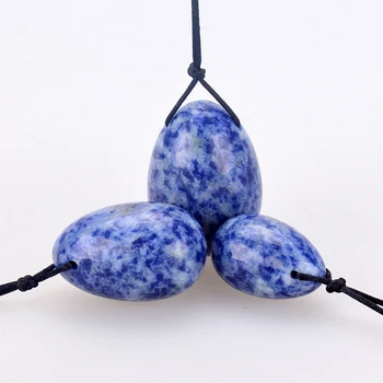 100% Natural Sodalite Yoni Egg Drilled Jade Egg Ben Wa Ball for Women Kegel Exercise Tighten Vaginal Muscle Health Care Massage
100% Natural Sodalite Yoni Egg Drilled Jade Egg Ben Wa Ball for Women Kegel Exercise Tighten Vaginal Muscle Health Care Massage