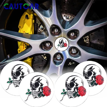 Car styling 4pcs/lot 56mm Cool Rose skull Car tire Wheel Center sticker Hub Cap Emblem Badge decoration Decals Accessories
Car styling 4pcs/lot 56mm Cool Rose skull Car tire Wheel Center sticker Hub Cap Emblem Badge decoration Decals Accessories