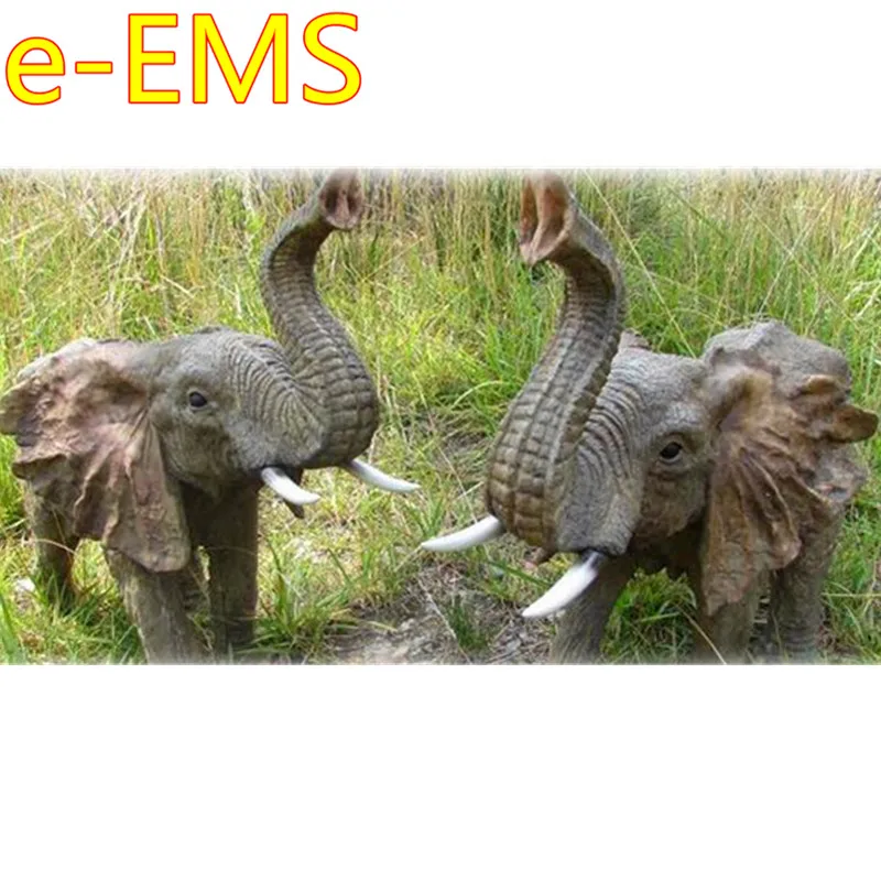 Creative Simulation Cartoon Animal Elephant Resin Landscape Statue Pastoral Style Outdoor Ornaments G2330
Creative Simulation Cartoon Animal Elephant Resin Landscape Statue Pastoral Style Outdoor Ornaments G2330