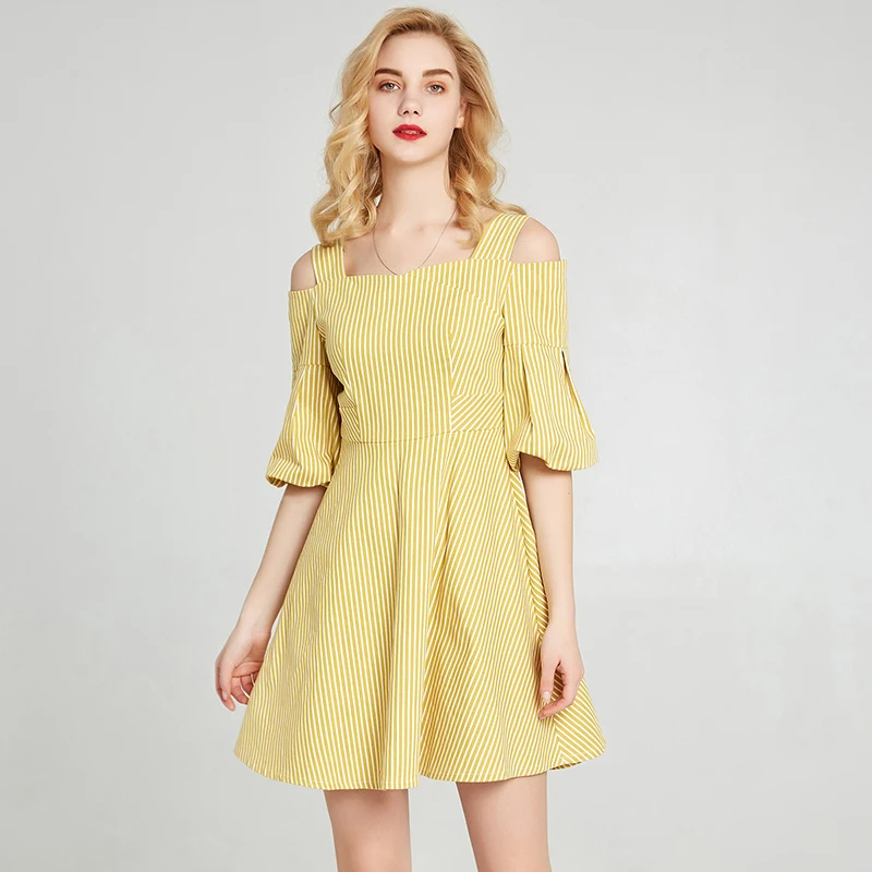 #19 Young Girls Striped Slash Dress 2019 Woman Ruffles Butterfly Half Sleeves Dresses Preppy Style 2 Colors
#19 Young Girls Striped Slash Dress 2019 Woman Ruffles Butterfly Half Sleeves Dresses Preppy Style 2 Colors