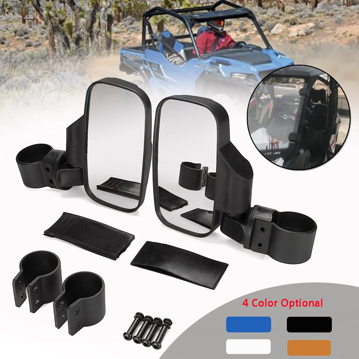 1pair universal motorbike rearview mirrors bike black round For Polaris 800/900/1000 UTV Side View Mirror
1pair universal motorbike rearview mirrors bike black round For Polaris 800/900/1000 UTV Side View Mirror