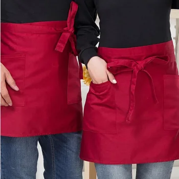 6 Style Universal Unisex Half Bust Bib Apron Restaurant Kitchen Coffee Tea Shop Waitress Uniforms Waist Short Apron with Pockets
6 Style Universal Unisex Half Bust Bib Apron Restaurant Kitchen Coffee Tea Shop Waitress Uniforms Waist Short Apron with Pockets