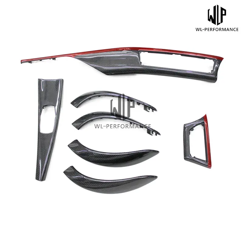 F30 Car Interior Accessories Door Veneer Red Edge Carbon Fiber Replacement For BMW 3 Series 320i 328i 335i Car Body Kit 2012-UP
F30 Car Interior Accessories Door Veneer Red Edge Carbon Fiber Replacement For BMW 3 Series 320i 328i 335i Car Body Kit 2012-UP