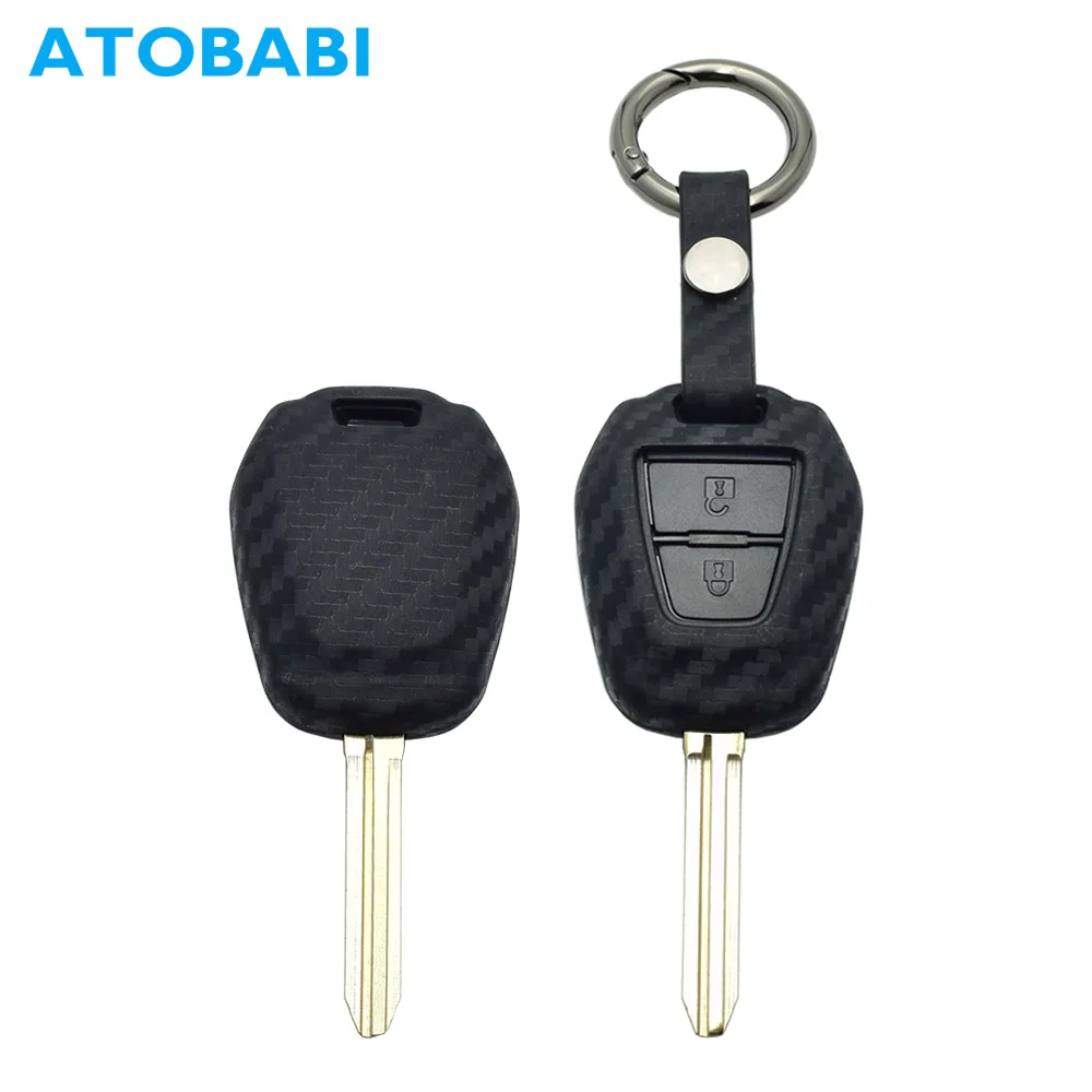 ATOBABI Car Key Case Carbon Fiber Silicone Remote Key Fob Cover Protection Bag Auto Accessories for Isuzu All New D-MAX/MU-X 2.5
ATOBABI Car Key Case Carbon Fiber Silicone Remote Key Fob Cover Protection Bag Auto Accessories for Isuzu All New D-MAX/MU-X 2.5