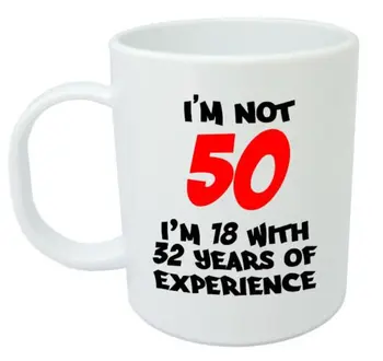 I'm Not 50 Mug Funny 50th Birthday Gifts 
I'm Not 50 Mug Funny 50th Birthday Gifts
