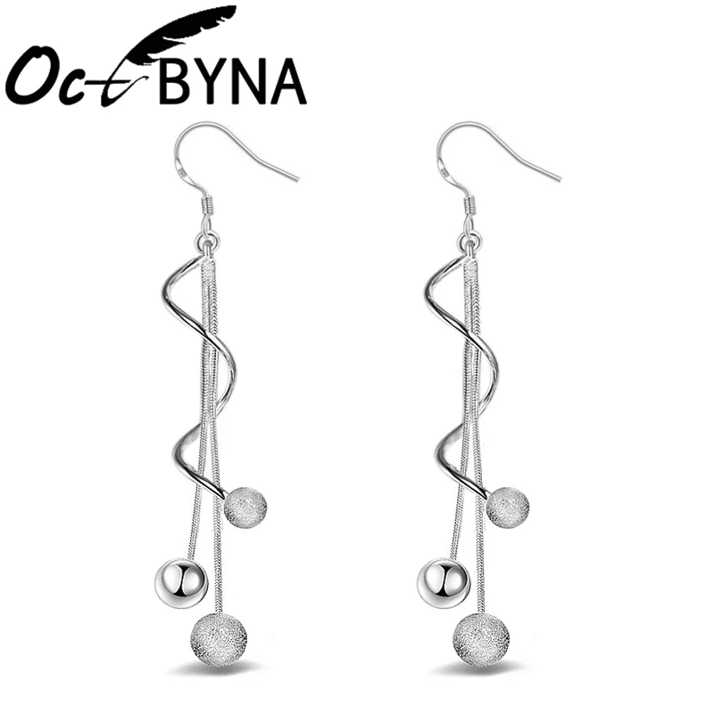 Octbyna Silver Long Chain Tassel Earring For Women Hight Quality Simple Party Charm Dangle Earring Female Accessories Jewelry
Octbyna Silver Long Chain Tassel Earring For Women Hight Quality Simple Party Charm Dangle Earring Female Accessories Jewelry