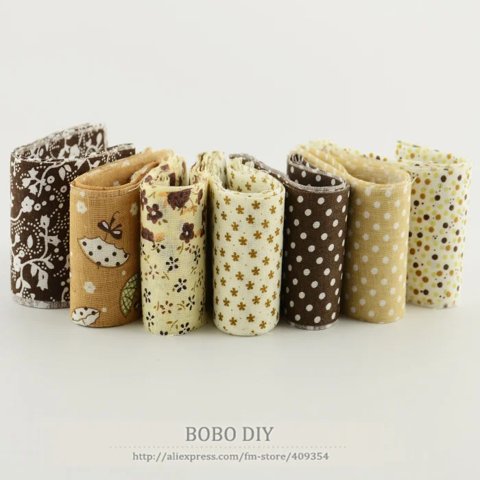 New goods 7pcs/ lot 100%cotton fashion coffe sets quilting fabric bundle handmade patchwork crafts sewing toys tildas 5 x 100cm
New goods 7pcs/ lot 100%cotton fashion coffe sets quilting fabric bundle handmade patchwork crafts sewing toys tildas 5 x 100cm