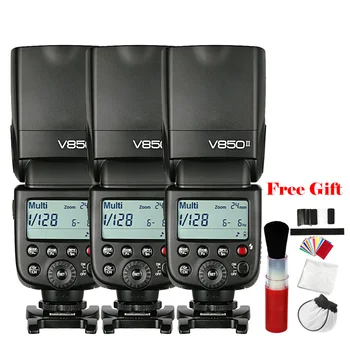 Godox HSS 2.4G Wireless V850II Camera Flash Speedlite For Samsung Nikon Canon Sony Fujifilm Olympus Panasonic DSLR Camera
Godox HSS 2.4G Wireless V850II Camera Flash Speedlite For Samsung Nikon Canon Sony Fujifilm Olympus Panasonic DSLR Camera
