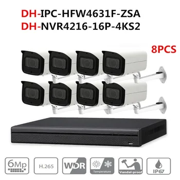 Dahua CCTV Camera Security System Kit 8PCS 6MP POE Zoom IP Camera IPC-HFW4631F-ZSA 16POE 4K NVR NVR4216-16P-4KS2 video
Dahua CCTV Camera Security System Kit 8PCS 6MP POE Zoom IP Camera IPC-HFW4631F-ZSA 16POE 4K NVR NVR4216-16P-4KS2 video