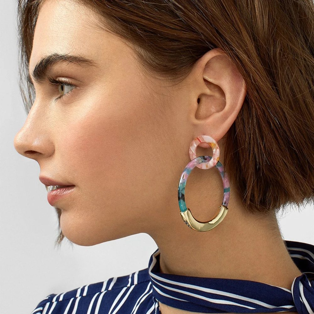 Fashion Colorful Leopard Acrylic Dangle Earring For Women Gold Alloy Round Geometry Resin Statement Hanging Earring Za Brincos
Fashion Colorful Leopard Acrylic Dangle Earring For Women Gold Alloy Round Geometry Resin Statement Hanging Earring Za Brincos