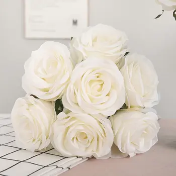 7Pcs/bunch Handmade England hand flower silk white Artificial flowers fake plants wedding decoration bridal flores
7Pcs/bunch Handmade England hand flower silk white Artificial flowers fake plants wedding decoration bridal flores