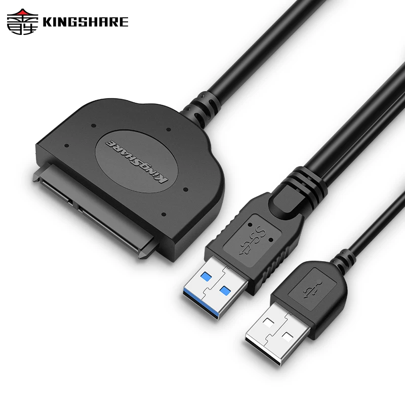 KINGSHARE USB 3.0 to Sata adapter converter cable hdd cable double USB to sata 3.0 hdd usb adapter sata 3 cable KS-CUTS25K 
KINGSHARE USB 3.0 to Sata adapter converter cable hdd cable double USB to sata 3.0 hdd usb adapter sata 3 cable KS-CUTS25K