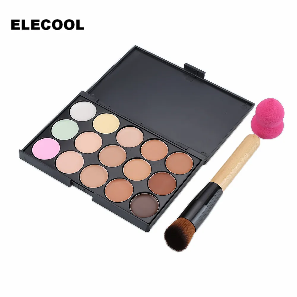 ELECOOL 15 Colors 3 in 1 Professional Makeup Concealer Palette with Sponge Puff +Brush Contour Face Make Up for woman lady
ELECOOL 15 Colors 3 in 1 Professional Makeup Concealer Palette with Sponge Puff +Brush Contour Face Make Up for woman lady