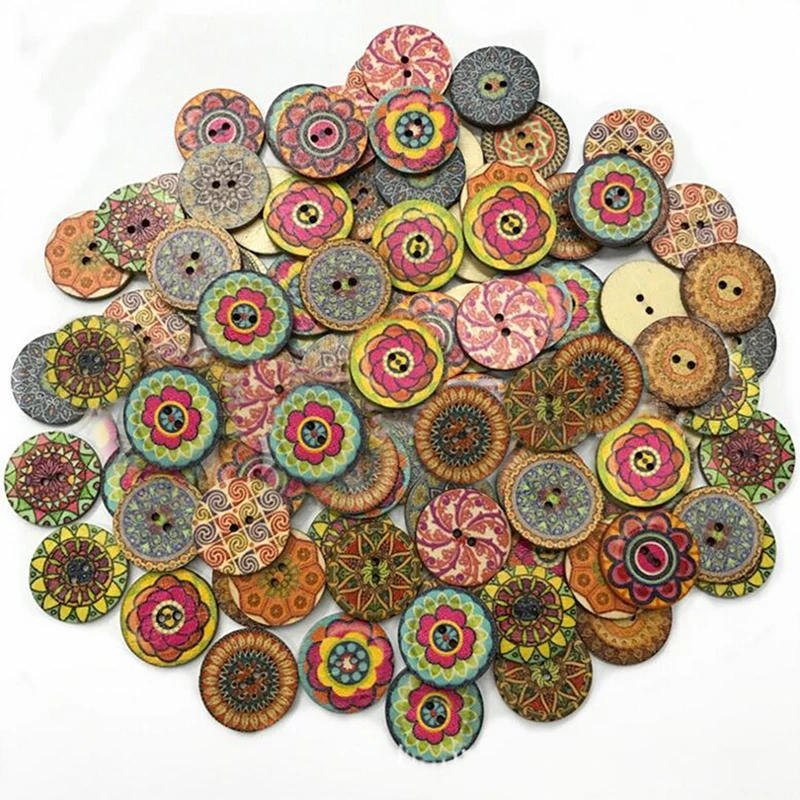 100 Pcs/lot Retro Series Wood Buttons For Handwork Sewing Scrapbook Clothing Crafts Accessories Gift Card Decor
100 Pcs/lot Retro Series Wood Buttons For Handwork Sewing Scrapbook Clothing Crafts Accessories Gift Card Decor