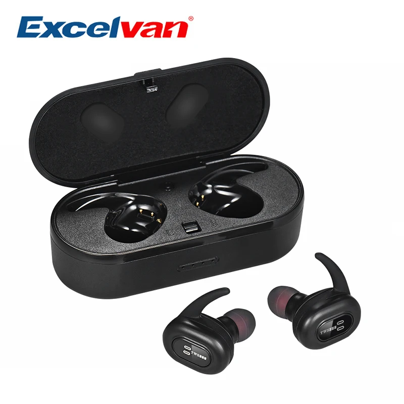 Excelvan TWS Mini Wireless Bluetooth Earphone Stereo Earbud Headset With Charging Box Mic For Iphone X 6 7 8 For Samsung Xiaomi
Excelvan TWS Mini Wireless Bluetooth Earphone Stereo Earbud Headset With Charging Box Mic For Iphone X 6 7 8 For Samsung Xiaomi