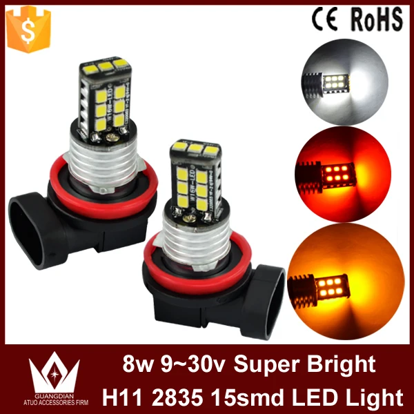 Guang Dian 10pcs - 100pcs whole sale Factory price h11 fog light fog lamp foglight for universal car led 2835 chip 8w 9-30v
Guang Dian 10pcs - 100pcs whole sale Factory price h11 fog light fog lamp foglight for universal car led 2835 chip 8w 9-30v