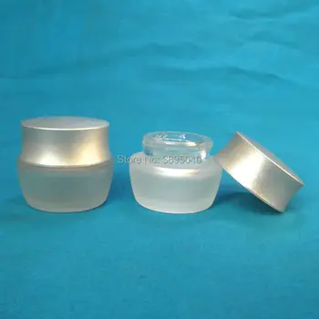 15g Frosted Glass 1/2OZ Cream Jar Eyeshadow Container 15ml Sample Vial Cosmetic Small Pot F1137
15g Frosted Glass 1/2OZ Cream Jar Eyeshadow Container 15ml Sample Vial Cosmetic Small Pot F1137