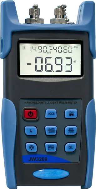 JW-3209C Fiber Optical Multi Meter (Light Source & Power Meter in 1 Device), Optical Insertion Loss Tester -50~26dB
JW-3209C Fiber Optical Multi Meter (Light Source & Power Meter in 1 Device), Optical Insertion Loss Tester -50~26dB