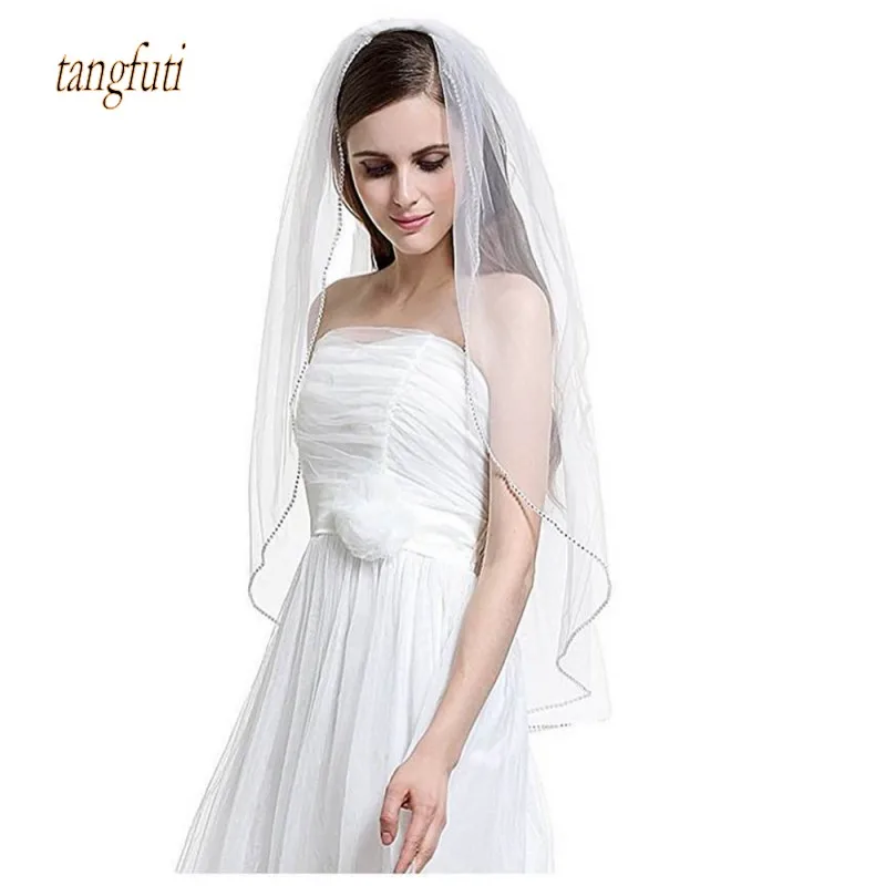 Beaded Edge Tulle Wedding Veils With Comb One Layer Tulle White Ivory Bridal Veil Simple Short Bride Wedding Accessories
Beaded Edge Tulle Wedding Veils With Comb One Layer Tulle White Ivory Bridal Veil Simple Short Bride Wedding Accessories